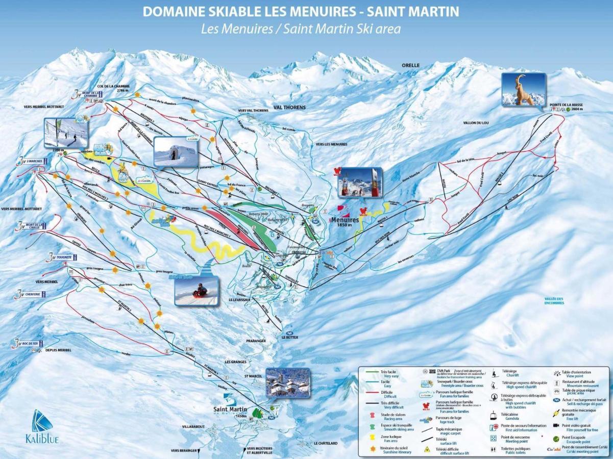Residence Le Median - Les Menuires Saint-Martin-de-Belleville Eksteriør bilde